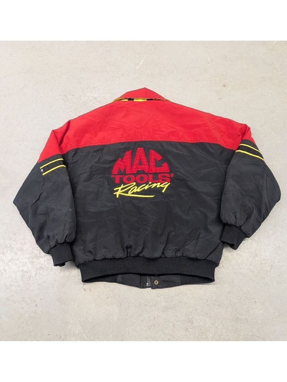 Vintage 90s Mac Tools Racing NASCAR Puffer Jacket